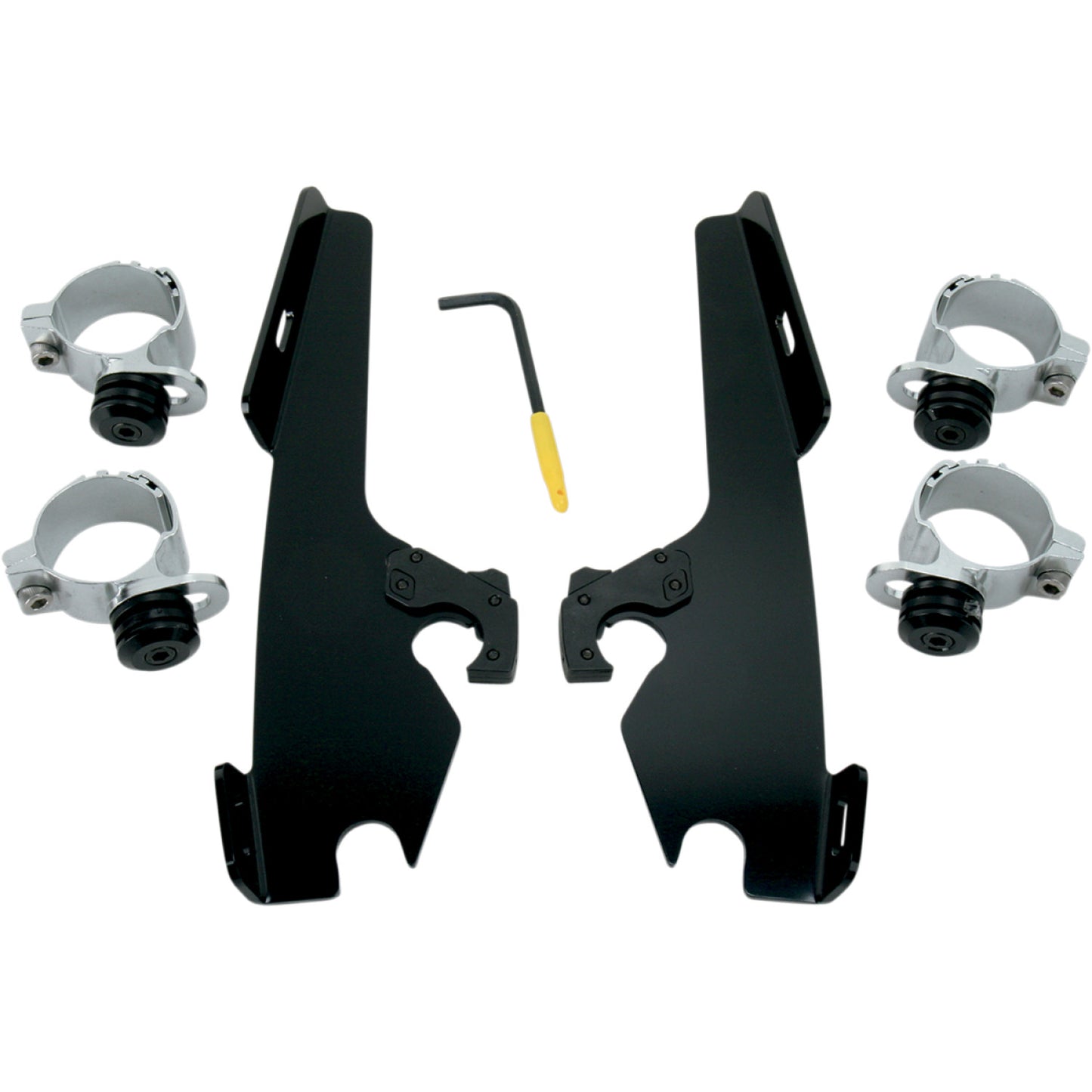 Memphis Shades Fats/Slim Trigger Lock Mounting Kit - Wide - Black MEB8968