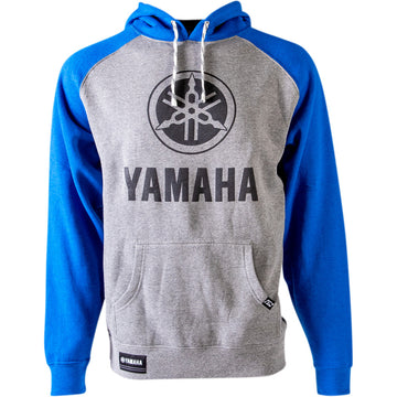 FACTORY EFFEX Yamaha Pullover Hoodie - Gray/Royal Blue - 2XL 24-88208