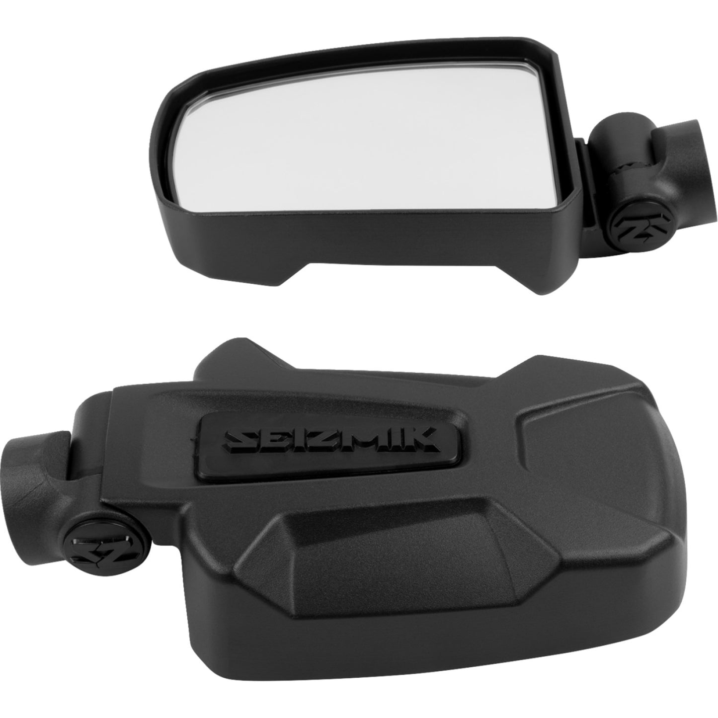 SEIZMIK Mirrors - Pursuit - Side View - Rectangle - Black - Polaris Pro Fit 56-18073