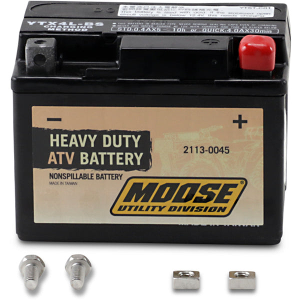 Moose Utility AGM Battery - YTX4L MOOM72X4B