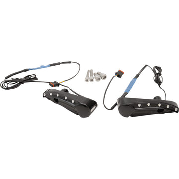 Covingtons Turn Signal - Dimpled - Black - FLTR C1300-B