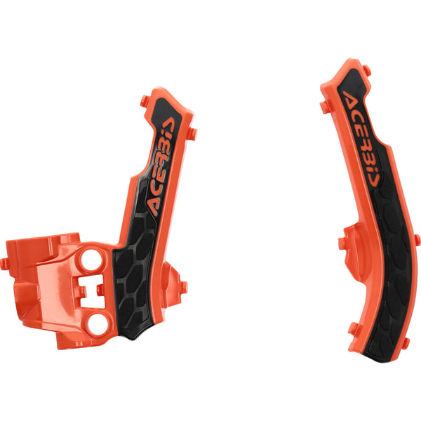 Acerbis X-Grip Frame Guards - '16 Orange/Black - Gas Gas | Husqvarna | KTM 2979615225
