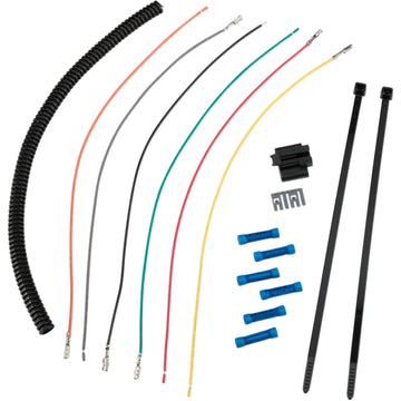 Moose Utility Handlebar Switch Block Pigtail Harness - Polaris 100-1355-PU | Wiring Group
