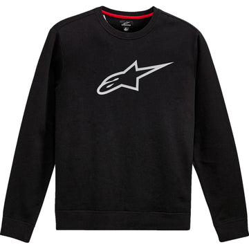 ALPINESTARS Ageless Crew Fleece - Black/Gray - Medium 1212513221011M