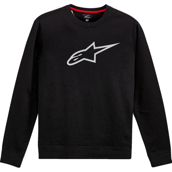 Alpinestars Ageless Crew Fleece - Black/Gray - Medium 1212513221011M
