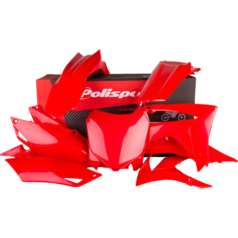 POLISPORT Body Kit - Complete - OEM Red - CRF 250R/450R 90628 by Polisport