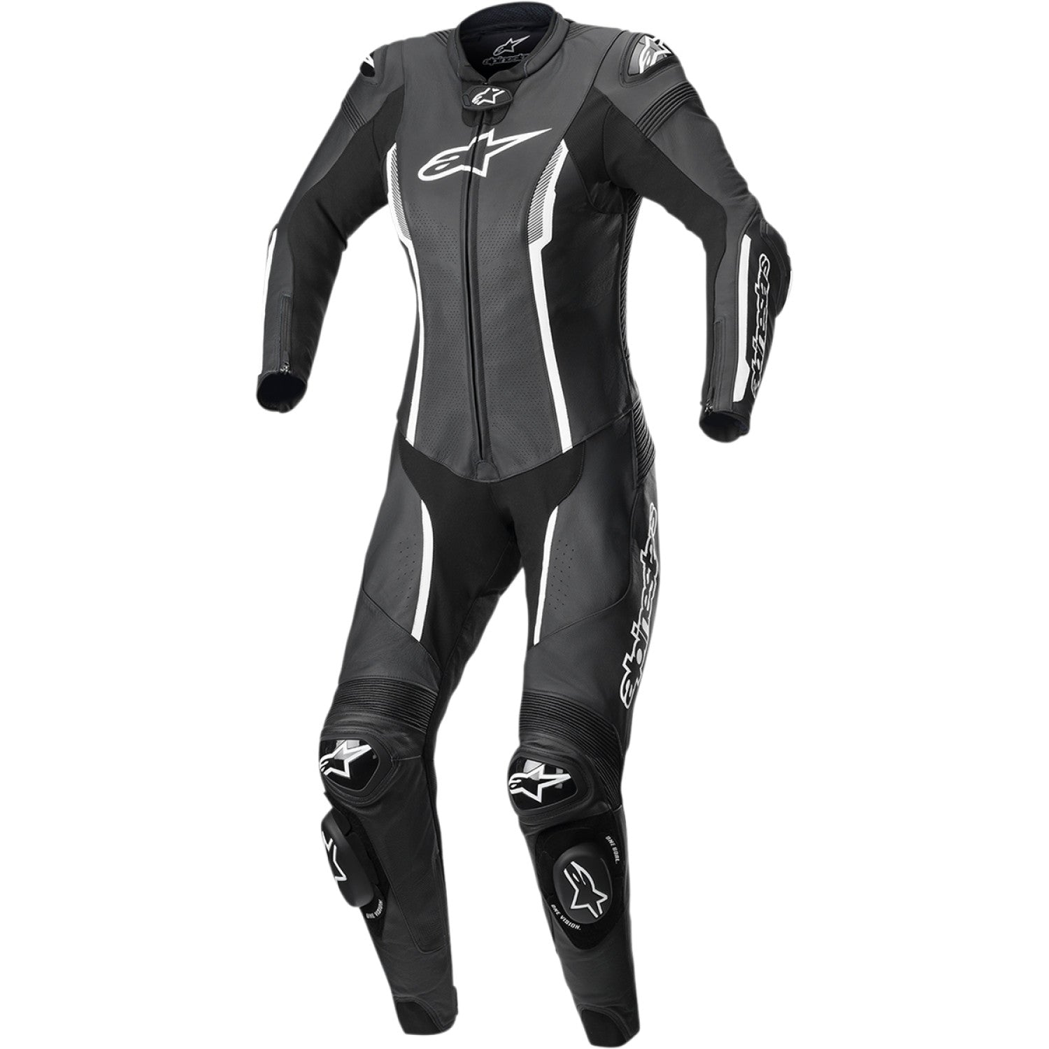 ALPINESTARS Stella Missile 1-Piece Suit - Black/White - US 10 / EU 46 3180122-12-46