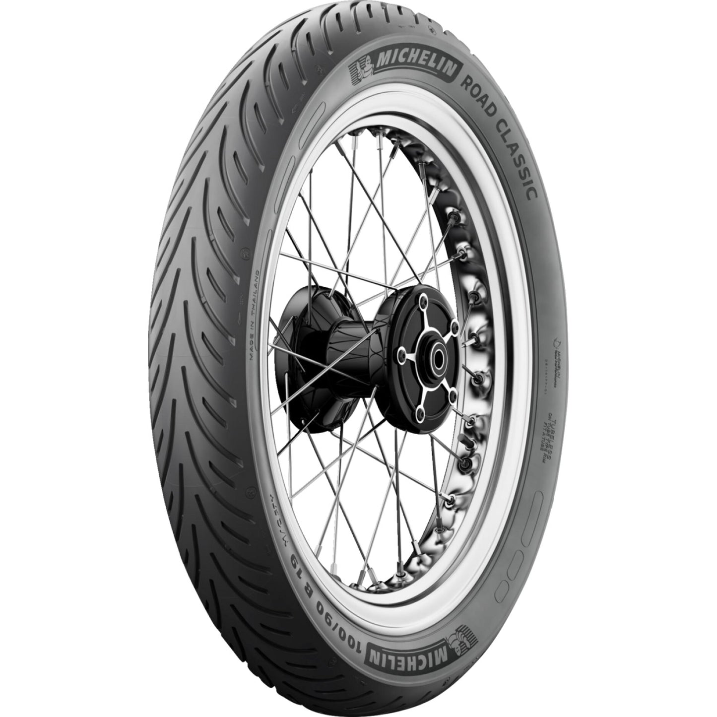 Michelin Tire - Road Classic - Front - 100/80B17 - 52H 30452 | Tire Street Bias Front | Michelin