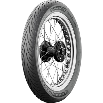 Michelin Tire - Road Classic - Front - 110/90B18 - 61V 26785 | Tire Street Bias Front | Michelin