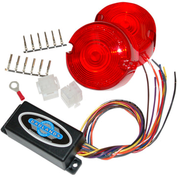 BADLANDS Plug-In Illuminator with Red Lenses - 6 Pin ILL-02-RL-B