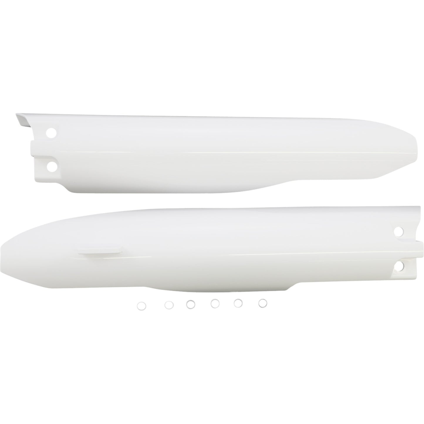 ACERBIS Fork Covers - Lower - White 2115010002