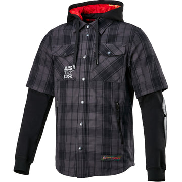 ALPINESTARS MO.ST.EQ Tartan Jacket - Gray/Black - Medium 4300424-9610-M