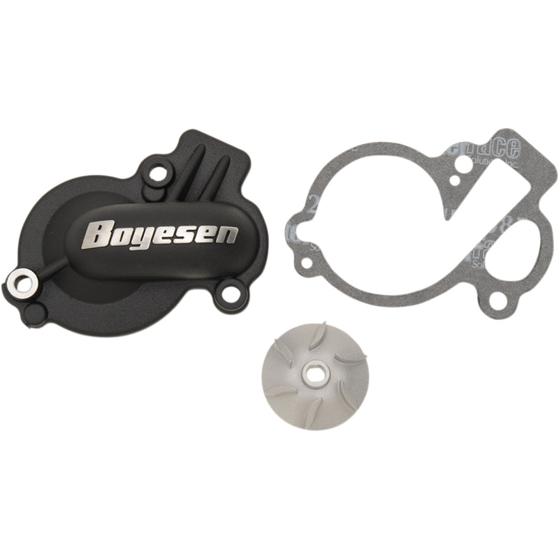 BOYESEN Impeller/Waterpump Cover - Black - Gas Gas/Husqvarna/KTM WPK-45AB