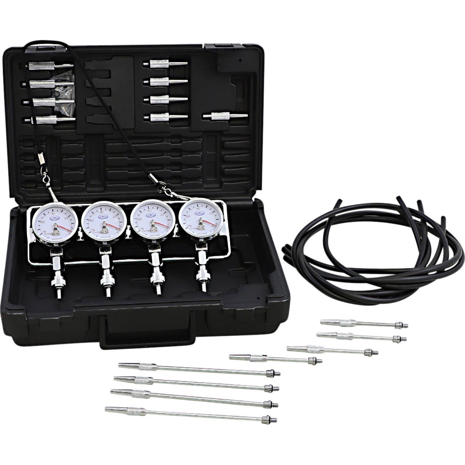 K&L Supply Vacuum Gauge Set - Fuel Pressure - Deluxe 35-3019 | Carburetion Tools