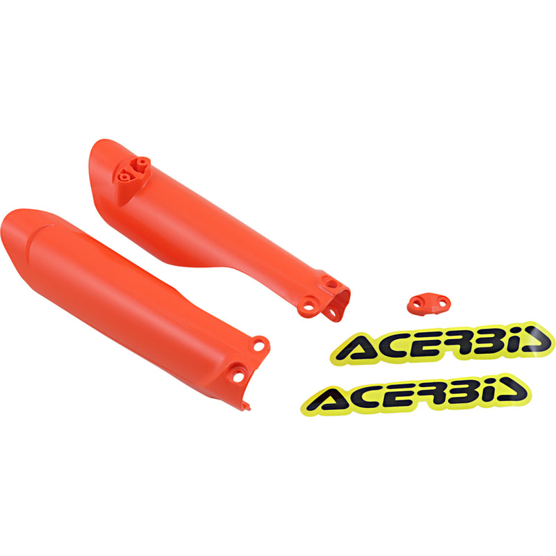 Acerbis Lower Fork Covers for Inverted Forks - '16 Orange 2791515226