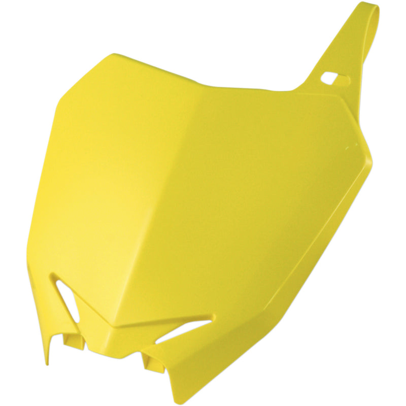 Acerbis Front Number Plate - '02 RM Yellow 2042340231