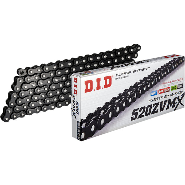 DID 520 ZVM-X - Drive Chain - 120 Link - Black 520ZVMXB120Z