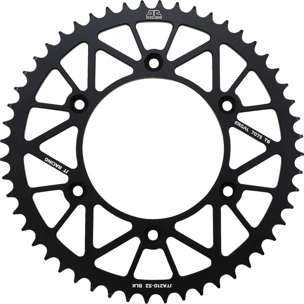 JT Sprockets Rear Sprocket - Beta/Honda - Black - 52 Tooth JTA210.52BLK