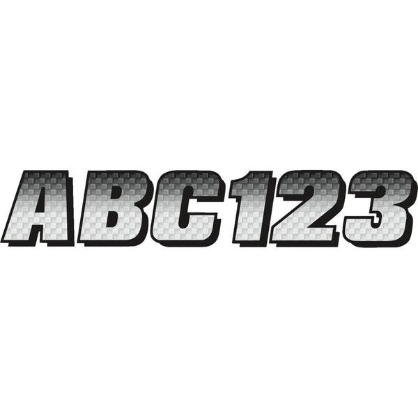 Hardline I.D. Sticker Kit - 300 Series - Silver Gradation SIBKG300