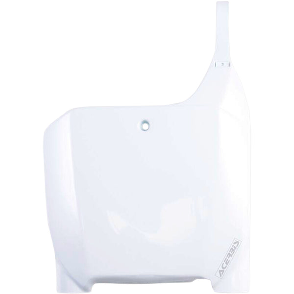 Acerbis Front Number Plate - White 2042240002