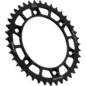 JT SPROCKETS Rear Sprocket - Black - 40-Tooth JTA897.40BLK by JT Rear Sprockets   Aluminum/Alloy