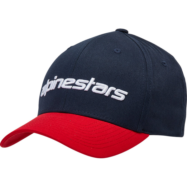 Alpinestars Linear Hat - Navy/Red - Small/ Medium 1230810057030SM