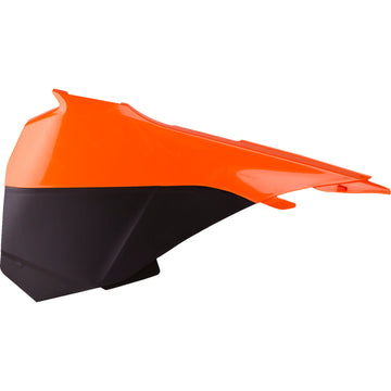 POLISPORT Airbox Cover - OEM '13 - '14/ '16 Orange/Black 8453200001 by Polisport