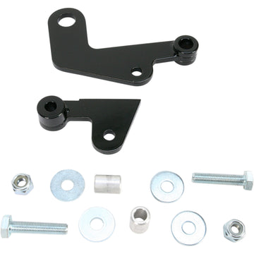 BARON Rear Shock Drop Bracket Lowering Kit - Black - Lowers 1.50" - '07-'09 VT750C2 BA-7500-66