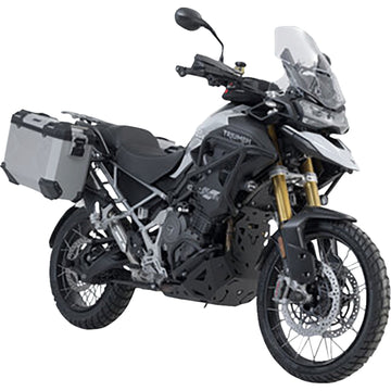 SW-Motech TRAX ADV Aluminum Case System - Silver - Triumph Tiger 1200 '22-'24 KFT.11.905.70002/S | Luggage Group