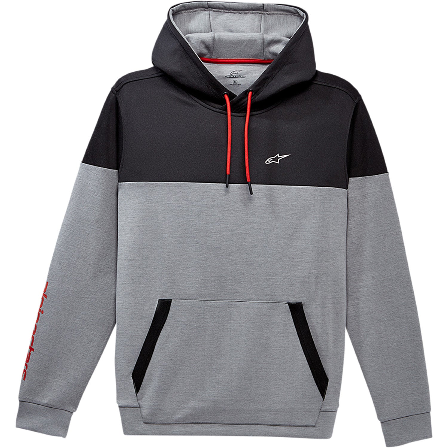 ALPINESTARS Focus Pullover Hoodie - Heather Gray - Large 1230512001026L