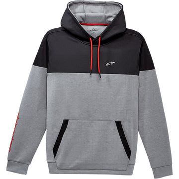 ALPINESTARS Focus Pullover Hoodie - Heather Gray - Large 1230512001026L