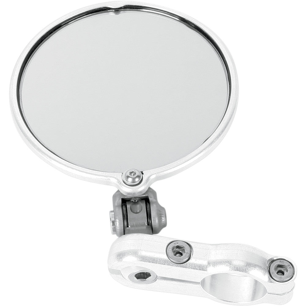 CRG Mirror - Hindsight LS - Side View - Round - Silver - Right - Each HSLS-201-R