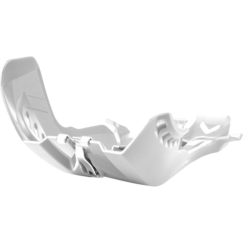 POLISPORT Fortress Skid Plate - White - TE 250/300 8472100003 by Polisport