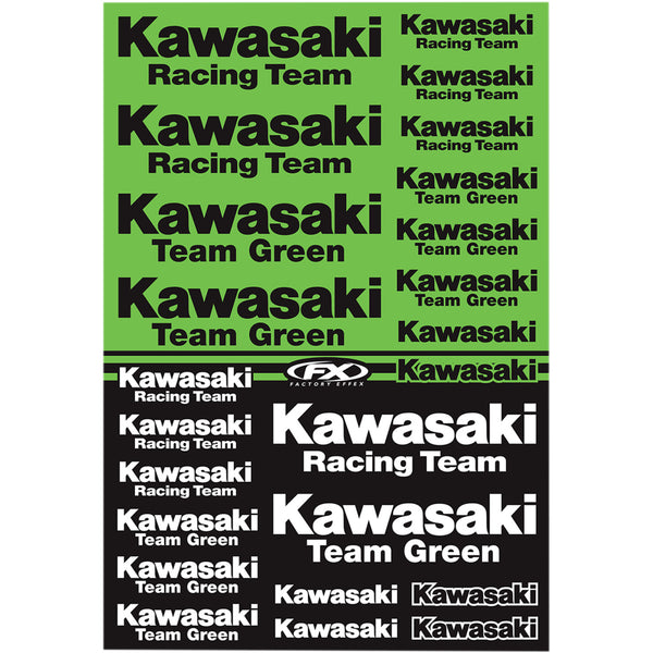 Factory Effex Decal Kit - Kawasaki Racing 22-68132