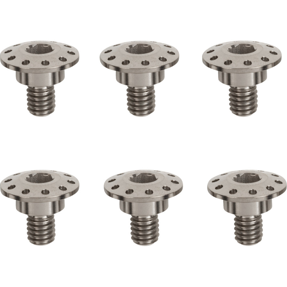 WORKS CONNECTION Bolt Kit - Fork Guard/Shouldered - 6 Pack 70-615