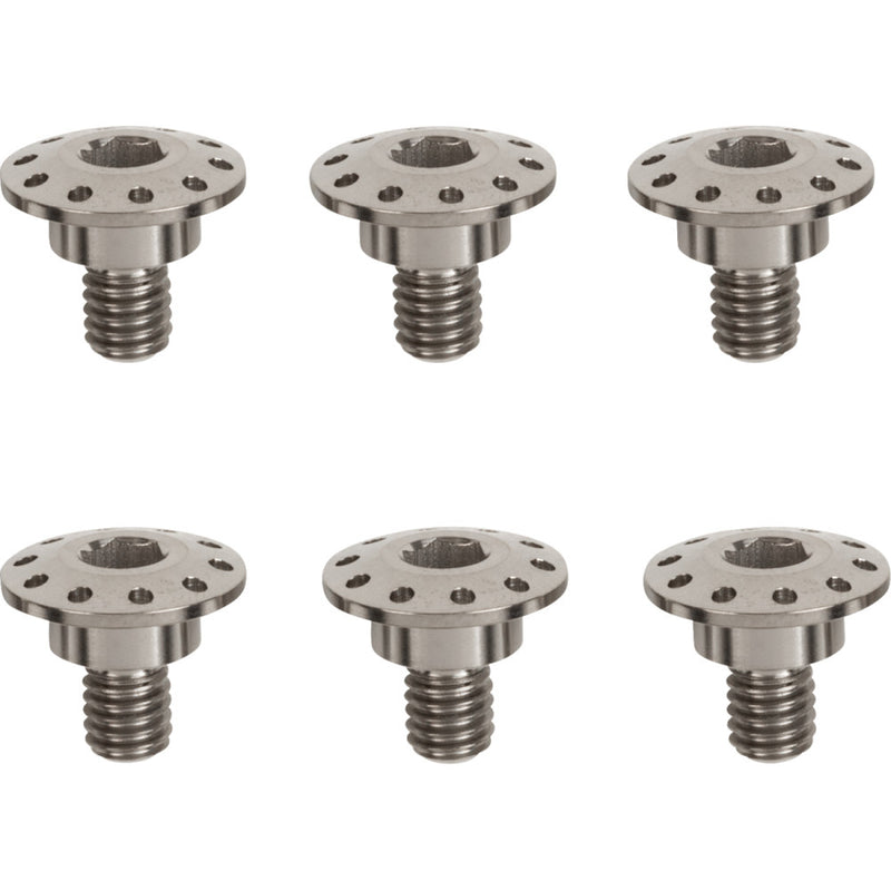 WORKS CONNECTION Bolt Kit - Fork Guard/Shouldered - 6 Pack 70-615