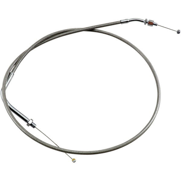 Motion Pro Throttle Cable - Push - Yamaha - Stainless Steel 65-0281