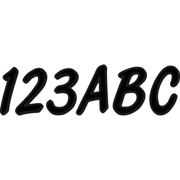 Hardline I.D. Sticker Kit - 400 Series - Black BLK400EC