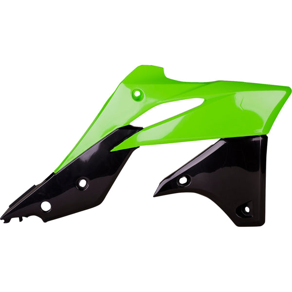 Polisport Radiator Cover - OEM Green/Black - KX 250F 8416900001