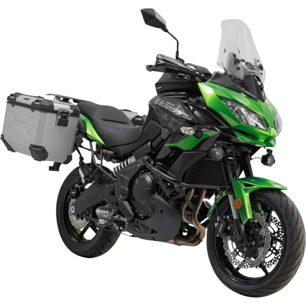 SW-Motech TRAX ADV Aluminum Case System - Silver - Kawasaki Versys 650 '14-'24 KFT.08.518.70100/S