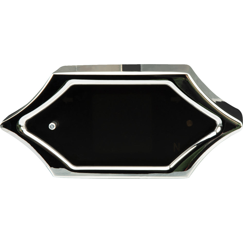 Dakota Digital Handle Bar Mount Speedometer - With Signals - Spiked - Chrome MLX-5200