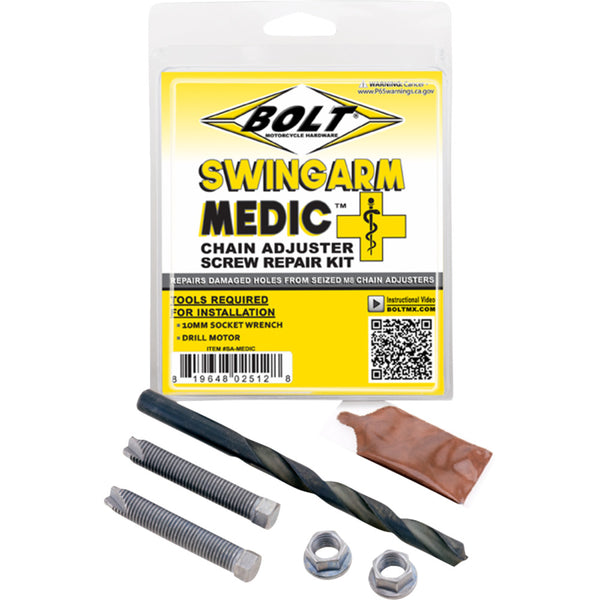 Bolt Swingarm Medic Chain Adjuster Kit - M8-1.25 SA-MEDIC