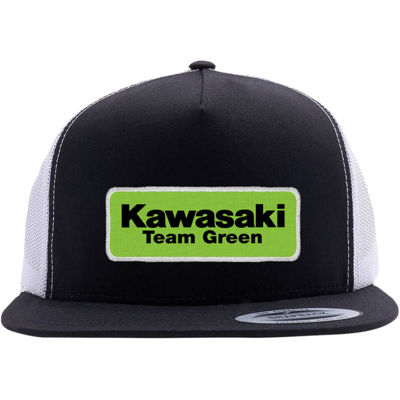 FACTORY EFFEX Kawasaki Team Green Hat - Black/White 22-86102