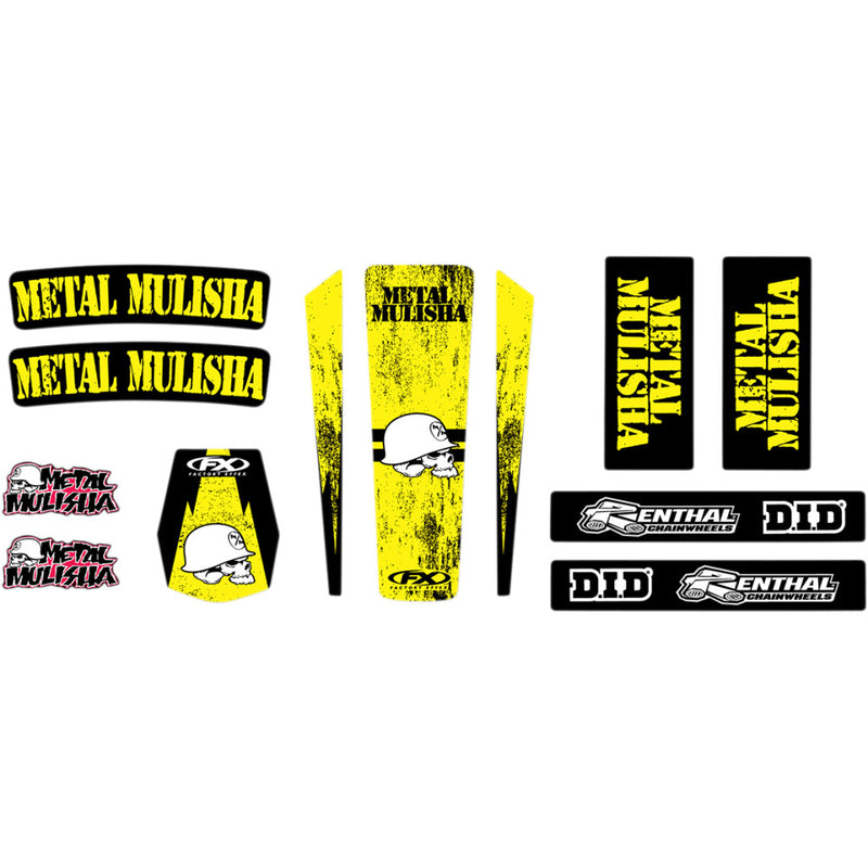 FACTORY EFFEX Trim Kit Graphic - Metal Mulisha - Suzuki 23-50460