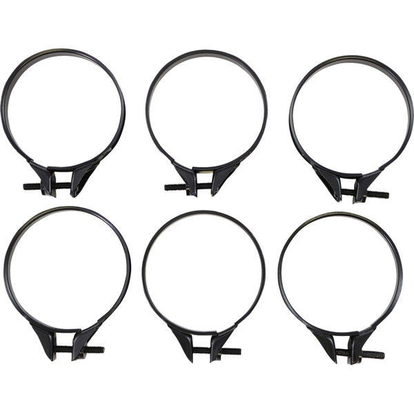 Moose Racing Carburetor Clamps - 55-58 mm - 6-Pack 110-1058