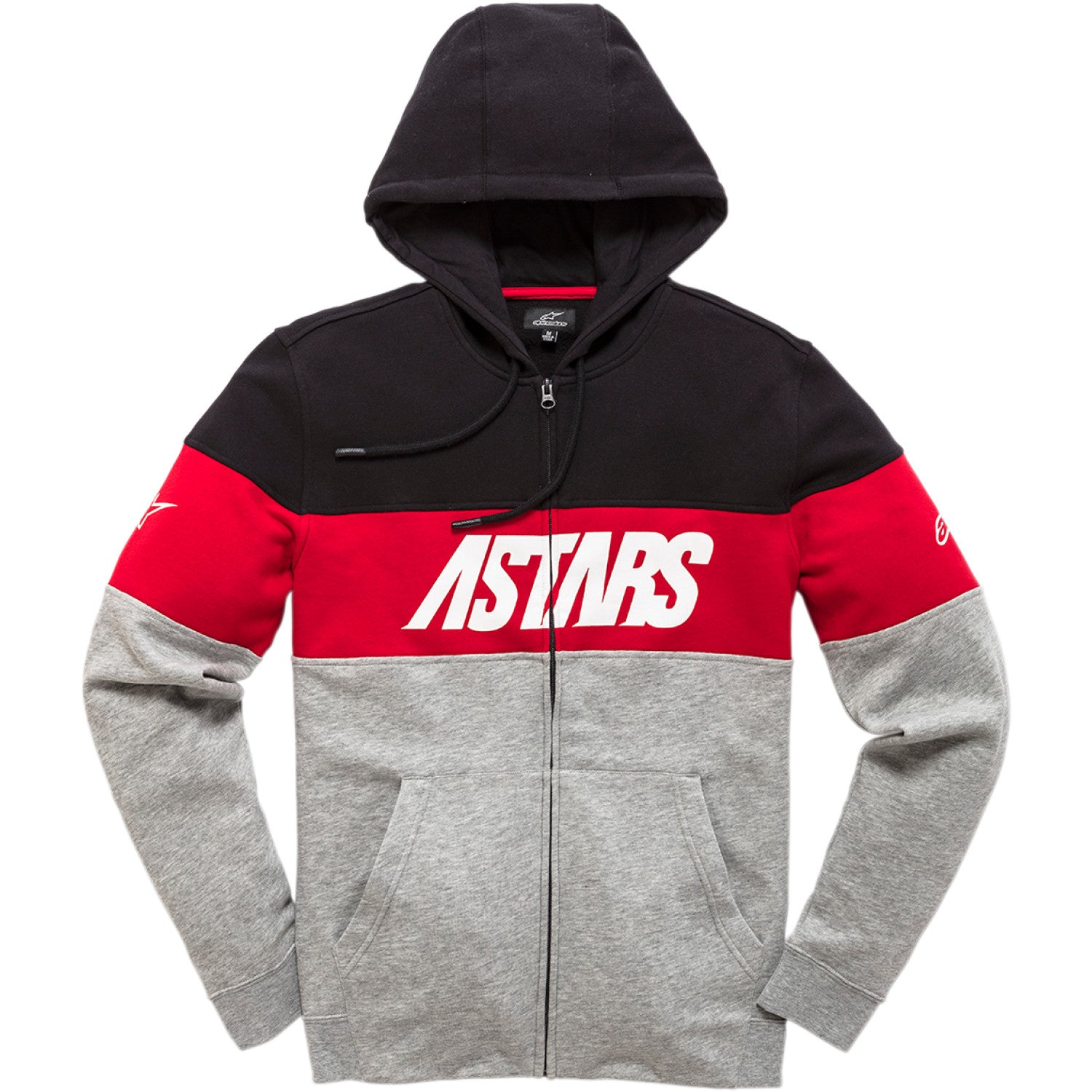 ALPINESTARS Grupo Zip Hoodie - Black/Heather Gray - Large 1210533001028L