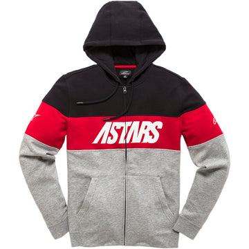 ALPINESTARS Grupo Zip Hoodie - Black/Heather Gray - Large 1210533001028L