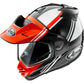 ARAI HELMETS XD-5 Helmet - Cosmic - Red - Large 0140-0317 by Arai Helmets Dual S PO Rt Helmets