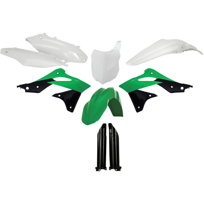 Acerbis Full Replacement Body Kit - OEM '14 Green/Black/White 2314184584