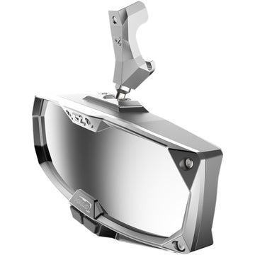SEIZMIK Mirror - Halo R - Rear View w/LED Cabin Light - Rectangle - Silver w/Silver Bezel - Can Am Defender 56-18023